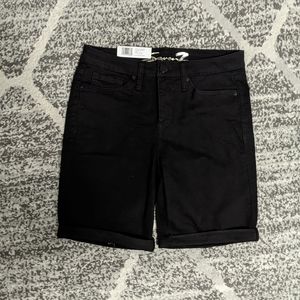 Black Bermuda Shorts Seven7